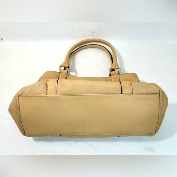 Calvin Klein Beige Leather Satchel - Picture 7 of 11
